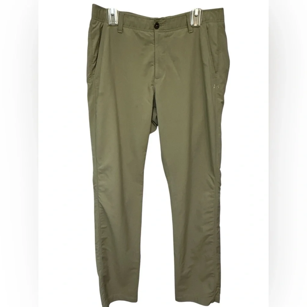 Under Armour Tan Nylon Activewear Pants